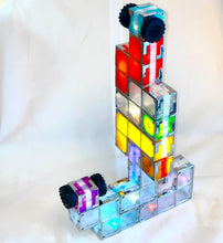Load image into Gallery viewer, Quad Magnetic Electronic Cubes Set | LED Light-Up STEAM Building Blocks with Music & Recorder | STEM Educational Toy, Montessori & Sensory Play for ADHD, SEN & Autism | Fun for All Ages 1–100