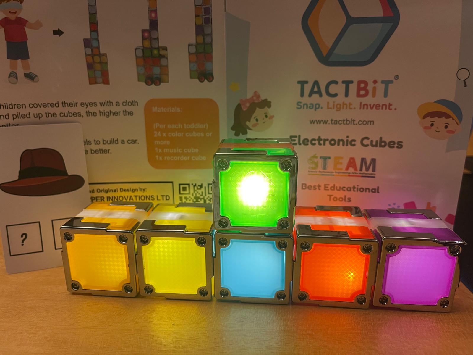 TACTBIT Intro STEAM SET of 6: The perfect starter kit with Music cube.