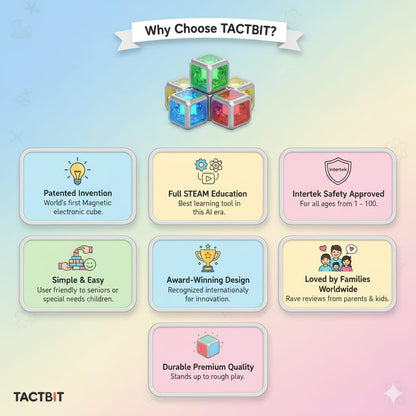 TACTBIT Quadcubes 套装 - 更强的积木